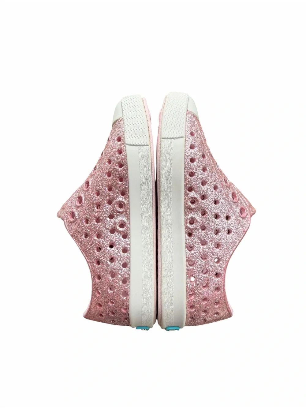 EUC Native Jefferson Bio-Bling Slip On Toddler Shoes | Pink Glitter | Size C5